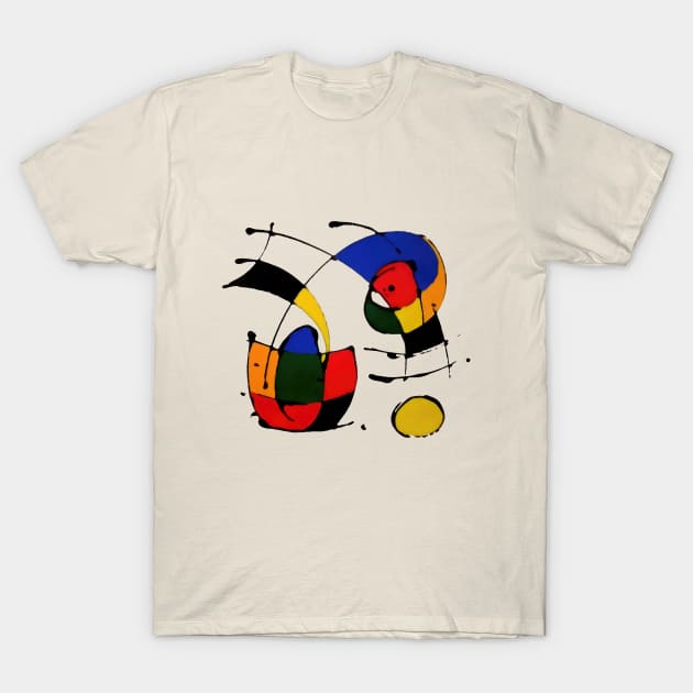 Art School Modernism in the style of Kandinsky T-Shirt by Closeddoor